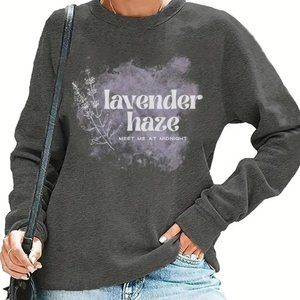 Taylor Swift - Lavender Haze Crew Neck Sweatshirt - New - Medium
